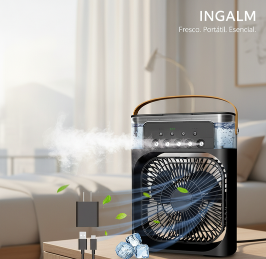 Abanico/ Mini Ventilador de Aire con Humificador