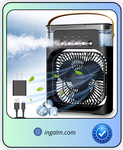 Abanico/ Mini Ventilador de Aire con Humificador