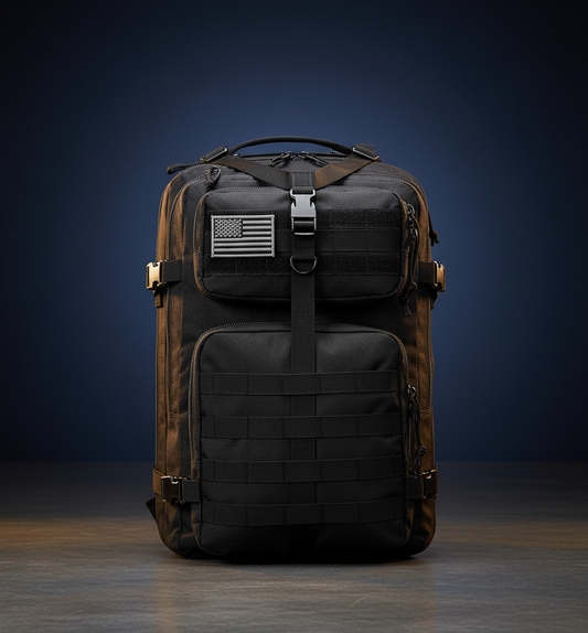 Mochila Táctica Negra de 50 lb